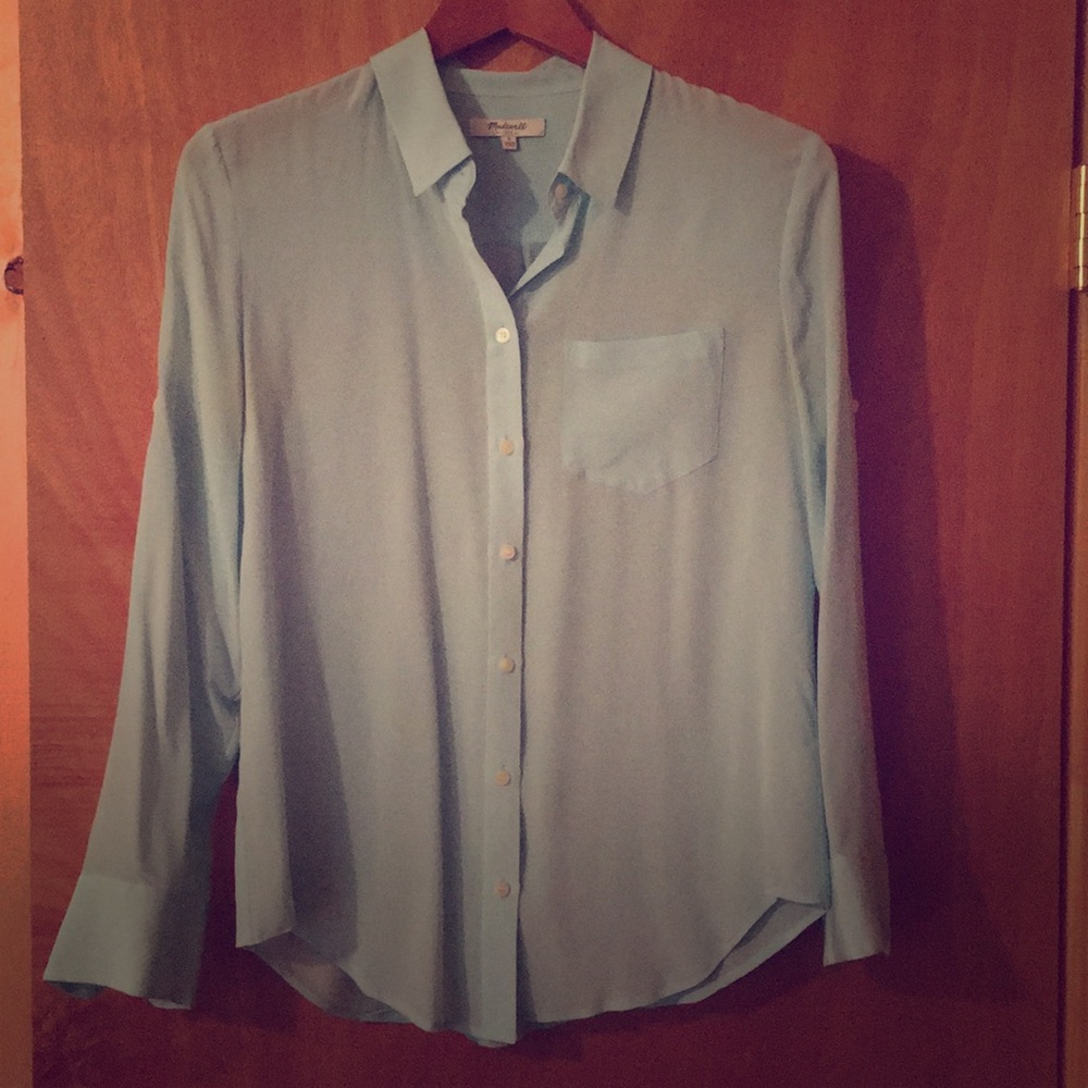 Madewell silk blouse
